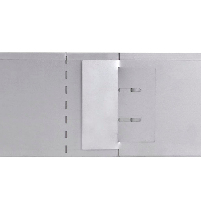 Flexible Rasenkante 10-er Set Verzinkter Stahl 100x14 cm