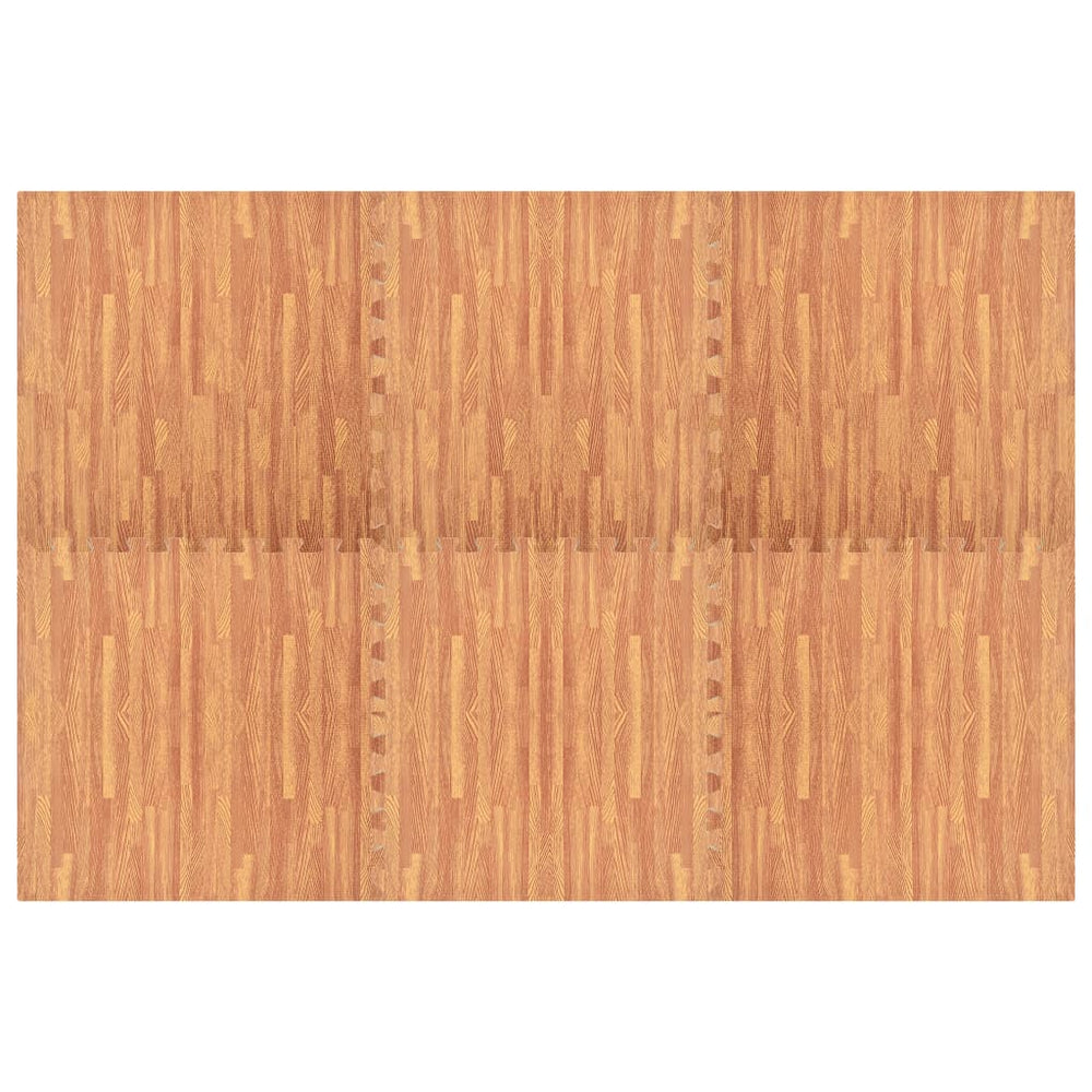 Bodenmatten 6 Stk. Holzmaserung 2,16 m² EVA-Schaumstoff