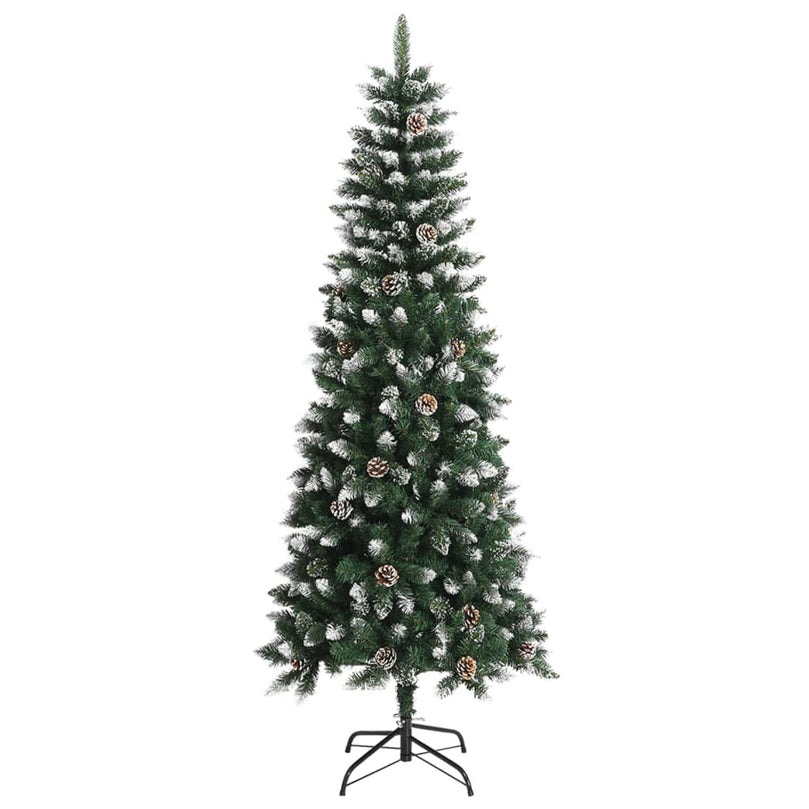 Künstlicher Weihnachtsbaum mit Ständer Grün 210 cm PVC