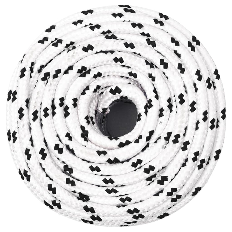 Bootsseil Geflochten Weiß 8 mmx25 m Polyester