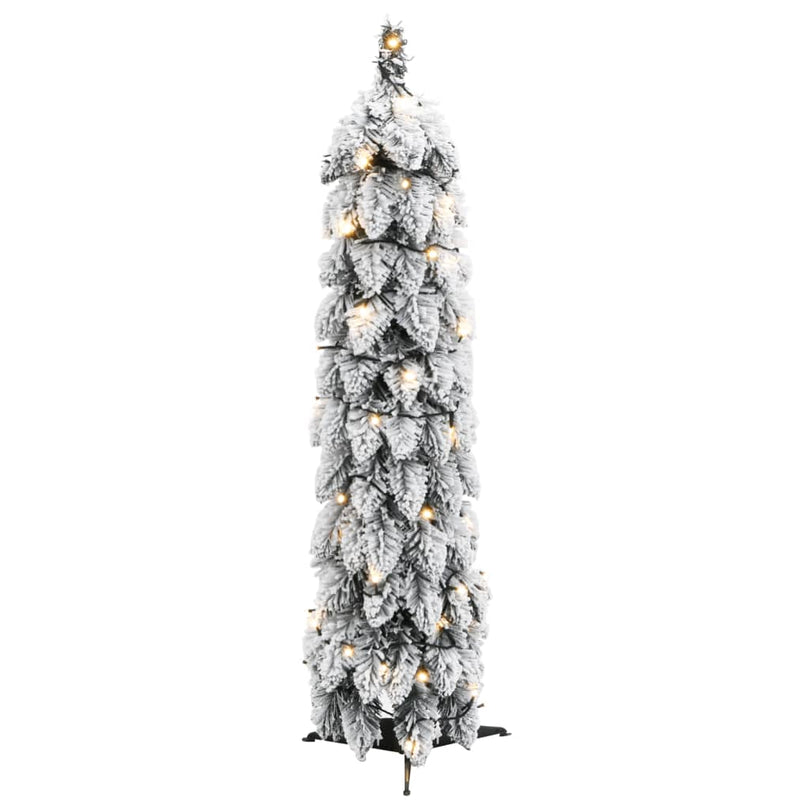 Künstlicher Weihnachtsbaum Beleuchtung & Schnee 30 LEDs 60 cm